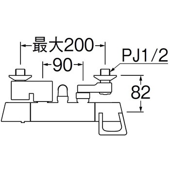 サーモシャワー混合栓 SANEI