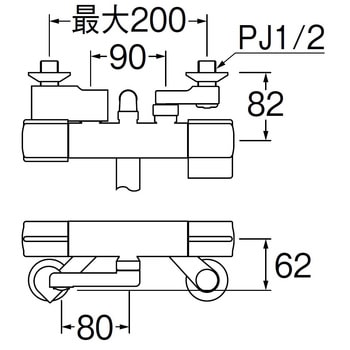 サーモシャワー混合栓 SANEI