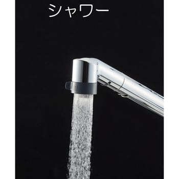 K8711MEJK-13 シングルワンホール切替シャワー混合栓 1個 SANEI 【通販