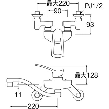 K1712EAK-3U-13 シングル混合栓 1個 SANEI 【通販サイトMonotaRO】