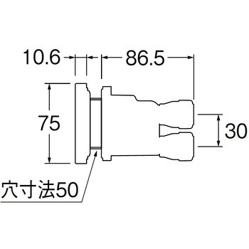 一口循環接続金具 SANEI
