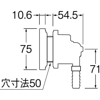 T412-9-15A 一口循環接続金具 1個 SANEI 【通販モノタロウ】