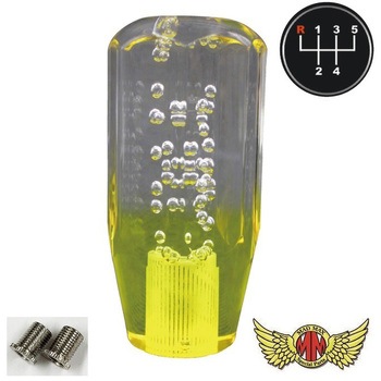 クリスタルシフトノブ 泡 100mm 変換アダプター付き MAD MAX(マッドマックス)