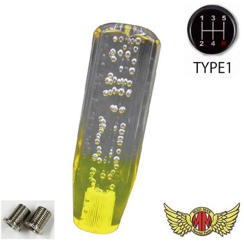 クリスタルシフトノブ 泡 150mm 変換アダプター付き MAD MAX(マッドマックス)
