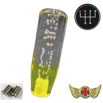 クリスタルシフトノブ 泡 150mm 変換アダプター付き MAD MAX(マッドマックス)