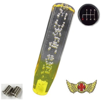 クリスタルシフトノブ 泡 200mm 変換アダプター付き MAD MAX(マッドマックス)