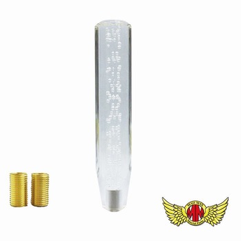 クリスタルシフトノブ 泡 250mm 変換アダプター付き MAD MAX(マッドマックス)