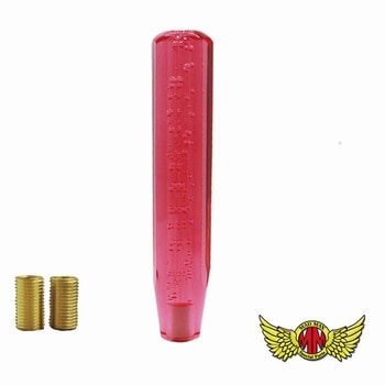 クリスタルシフトノブ 泡 250mm 変換アダプター付き MAD MAX(マッドマックス)
