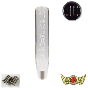 クリスタルシフトノブ 泡 250mm 変換アダプター付き MAD MAX(マッドマックス)