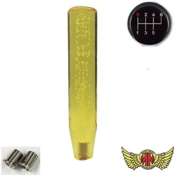 クリスタルシフトノブ 泡 250mm 変換アダプター付き MAD MAX(マッドマックス)