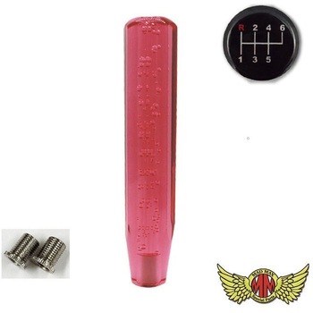 クリスタルシフトノブ 泡 250mm 変換アダプター付き MAD MAX(マッドマックス)