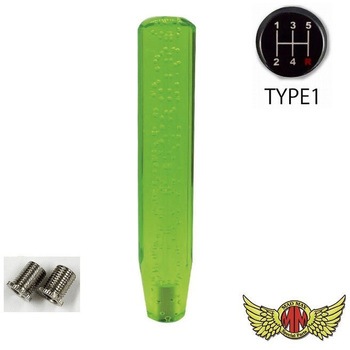 クリスタルシフトノブ 泡 250mm 変換アダプター付き MAD MAX(マッドマックス)
