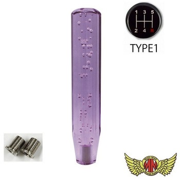 クリスタルシフトノブ 泡 250mm 変換アダプター付き MAD MAX(マッドマックス)