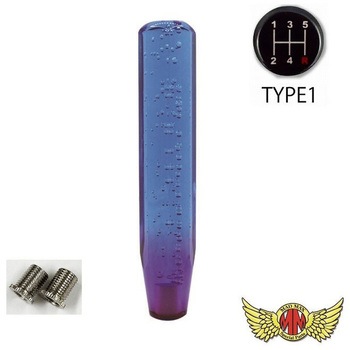 クリスタルシフトノブ 泡 250mm 変換アダプター付き MAD MAX(マッドマックス)