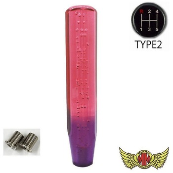 クリスタルシフトノブ 泡 250mm 変換アダプター付き MAD MAX(マッドマックス)