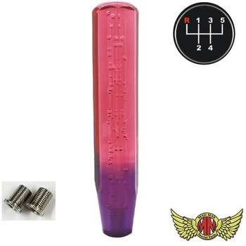 クリスタルシフトノブ 泡 250mm 変換アダプター付き MAD MAX(マッドマックス)
