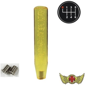 クリスタルシフトノブ 泡 250mm 変換アダプター付き MAD MAX(マッドマックス)