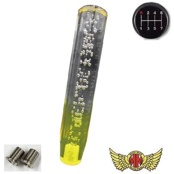 クリスタルシフトノブ 泡 250mm 変換アダプター付き MAD MAX(マッドマックス)