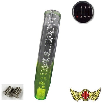 クリスタルシフトノブ 泡 250mm 変換アダプター付き MAD MAX(マッドマックス)