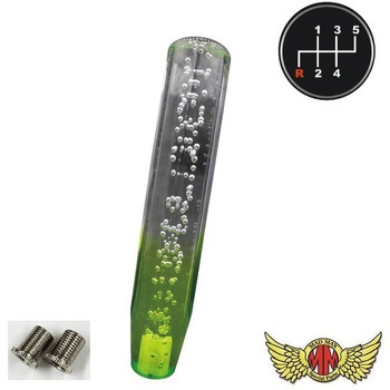 クリスタルシフトノブ 泡 250mm 変換アダプター付き MAD MAX(マッドマックス)