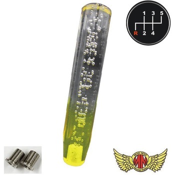 クリスタルシフトノブ 泡 250mm 変換アダプター付き MAD MAX(マッドマックス)