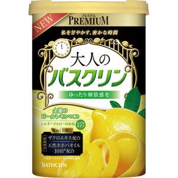 大人のバスクリン 余韻のピールレモンの香り 1個(600g) バスクリン