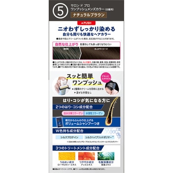 サロン・ド・プロ ワンプッシュクリームヘアカラー メンズスピーディ(白髪用) - ダリヤ