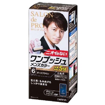 サロン・ド・プロ ワンプッシュクリームヘアカラー メンズスピーディ(白髪用) ダリヤ
