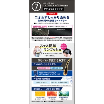 サロン・ド・プロ ワンプッシュクリームヘアカラー メンズスピーディ(白髪用) - ダリヤ