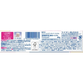 デントヘルス薬用ハミガキしみるブロック ライオンメディカルヘルスケア