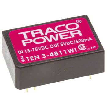 TRACOPOWER 絶縁DC-DCコンバータ TEN 3WI TRACO POWER