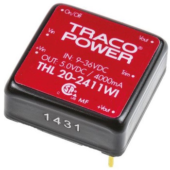 TRACOPOWER 絶縁DC-DCコンバータ THL 20WI TRACO POWER