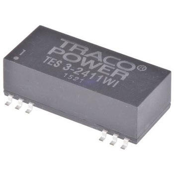 TES 3-2411WI TRACOPOWER �≏DC-DC�R���o�[�^ TES 3WI TRACO POWER DC5V 600mA DC24V ���͓d�������W9��36dcV ���s9.7mm 1�� 48783578