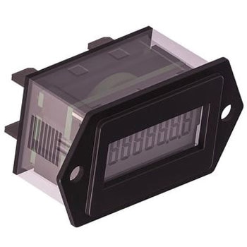 Trumeter アワーカウンタ パネル取り付け 8桁 TRUMETER