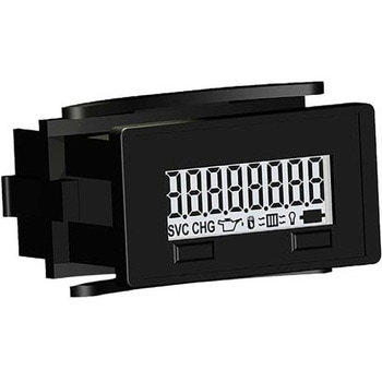 Trumeter カウンタ LCD 7 (Annunciators Icon)， 8 (Figure) パネル取り付け 6300シリーズ TRUMETER