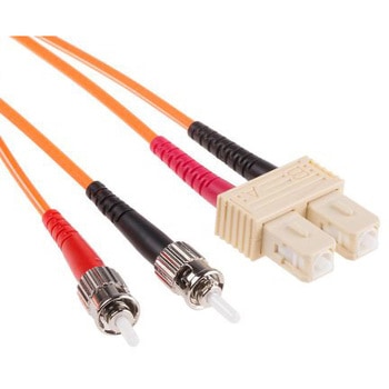T-SC patchlead OM2 Duplex Orange 10m RS PRO