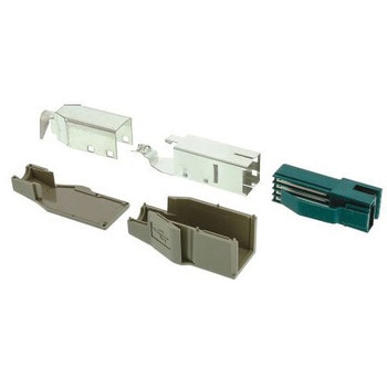 USBコネクタ (タイプA)， USB2.0， オス Amphenol FCI， ポート数:2 AMPHENOL