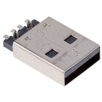 USBコネクタ (タイプA)， USB2.0， オス Wurth Elektronik， ポート数:1 WURTH ELEKTRONIK