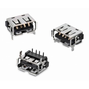 USBコネクタ (タイプA)， USB2.0， メス Wurth Elektronik， ポート数:1 WURTH ELEKTRONIK