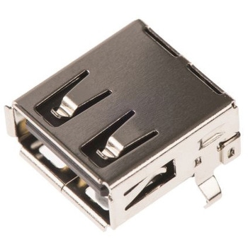 USBコネクタ (タイプA)， USB2.0， メス Wurth Elektronik， ポート数:1 WURTH ELEKTRONIK