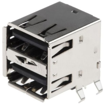 USBコネクタ (タイプA)， メス ASSMANN WSW， ポート数:2 ASSMANN WSW