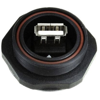 USBコネクタ， USB2.0， オス Bulgin， ポート数:1 BULGIN