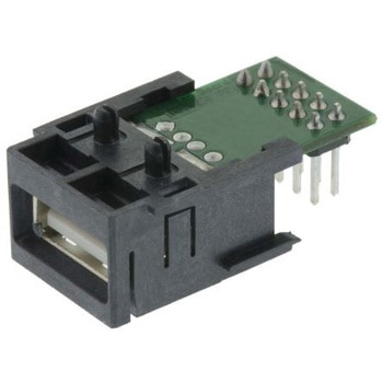 USBコネクタ， USB2.0， メス Harting， ポート数:1 ハーティング
