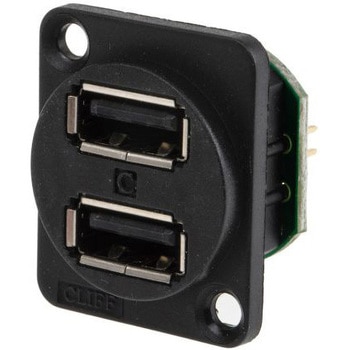 USBコネクタ， USB2.0， メス RS PRO， ポート数:2 RS PRO