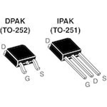 IRFU420PBF Vishay N`l p[MOSFET VISHAY  500V 2.4A VO  1(10) IRFU420PBF 48814003