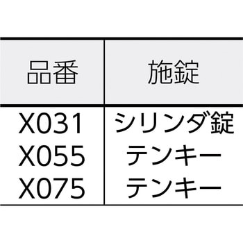 X031 クラシカルキー式 セキュリティ保管庫 1台 Sentry 【通販モノタロウ】