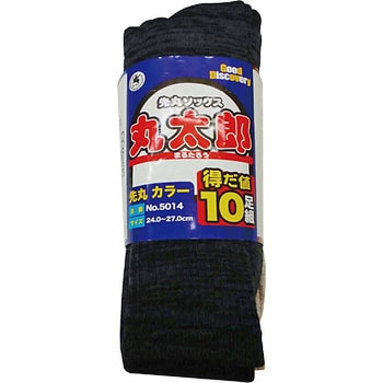 丸太郎 先丸 カラー 10P 天牛(富士手袋工業)