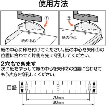 ドリルパンチ 1穴