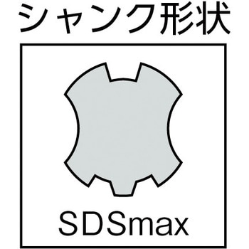 ADX2-34.0MAXL アンカードリルADX2-MAXタイプ (SDSmaxシャンク) 1本