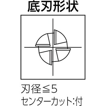 高硬度鋼加工用エンドミル(多刃) 大見工業 ラジアス超硬エンドミル